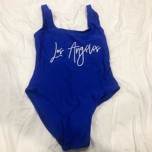Dodger blue Los Angeles one piece